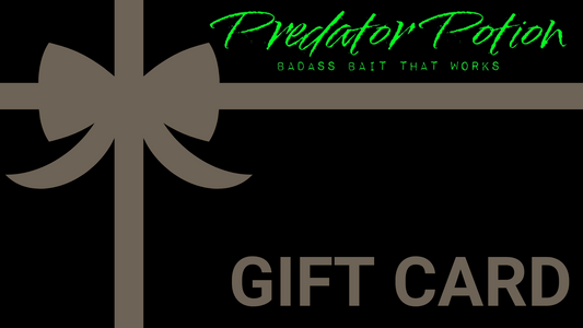 Predator Potion Bait and lure - Gift Card